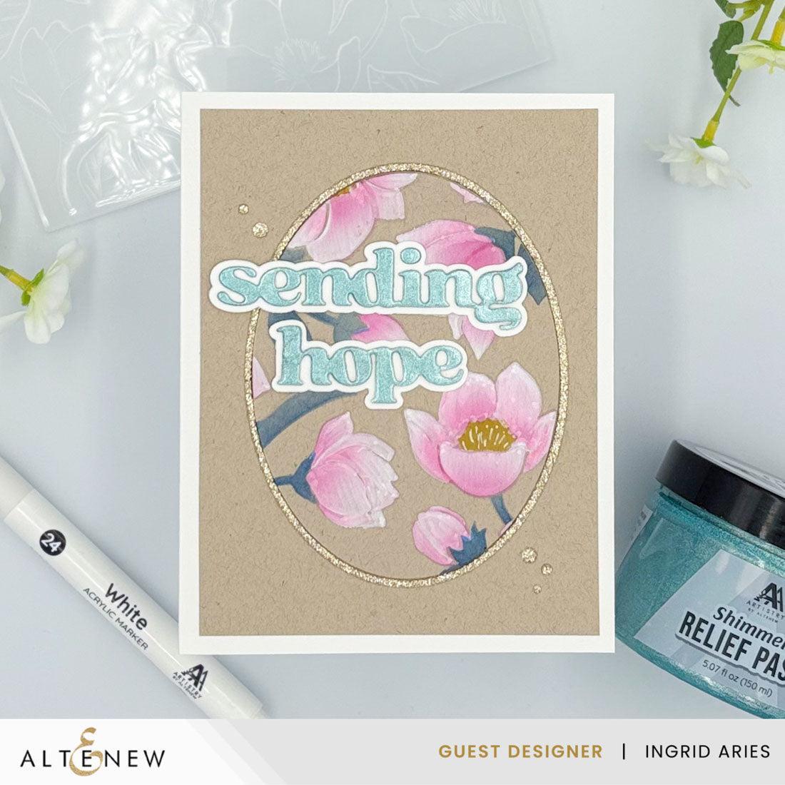 Altenew - Shimmer Relief Paste - Sea Beryl-ScrapbookPal