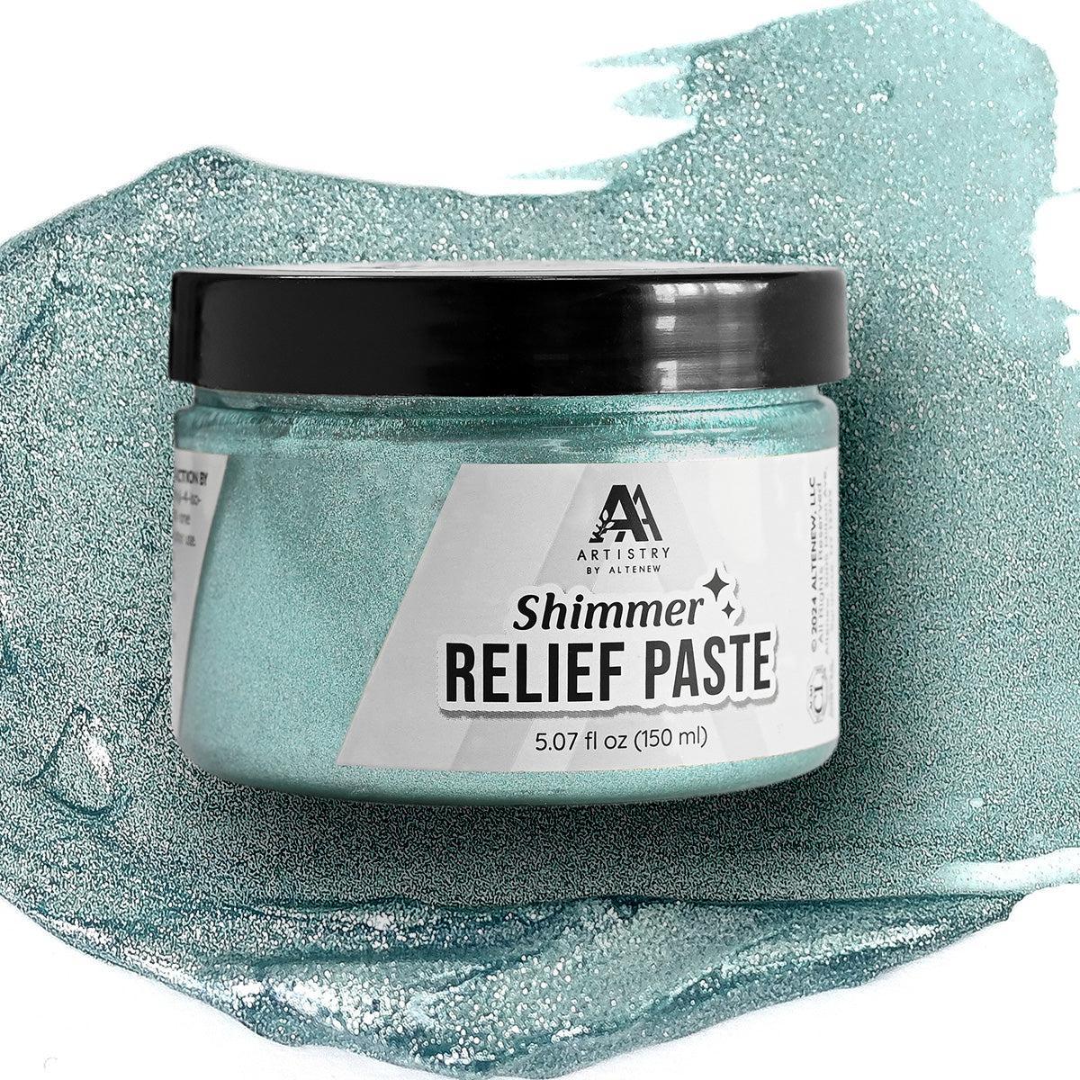 Altenew - Shimmer Relief Paste - Sea Beryl-ScrapbookPal