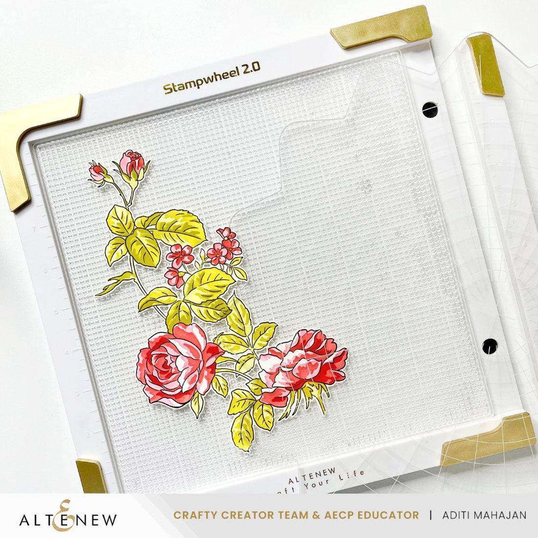 Altenew - Stampwheel 2.0 - Radial Grid Flip Plate-ScrapbookPal
