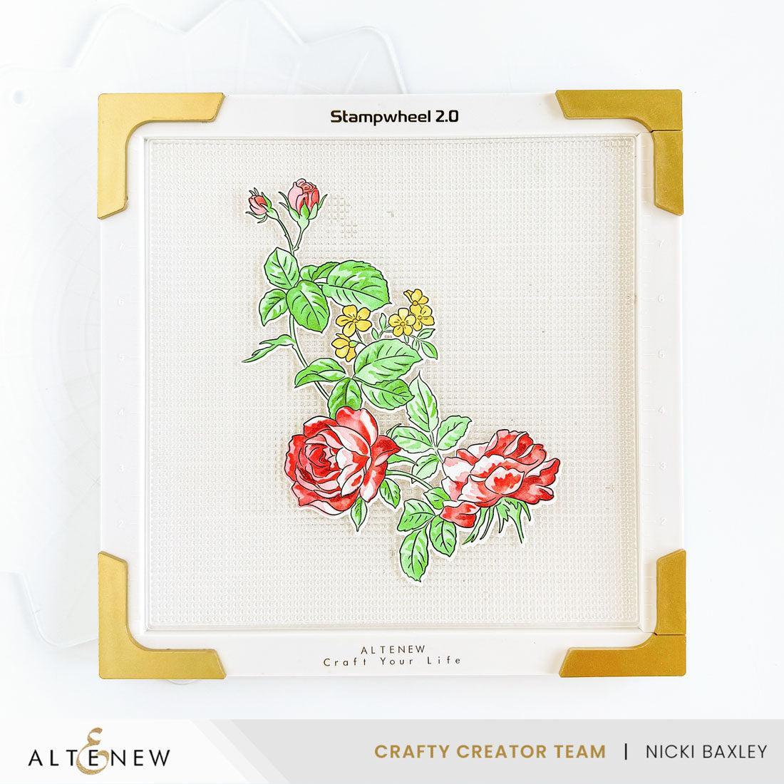Altenew - Stampwheel 2.0 - Radial Grid Flip Plate-ScrapbookPal