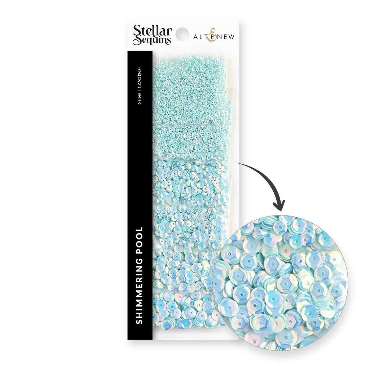 Altenew - Stellar Sequins - Shimmering Pool-ScrapbookPal
