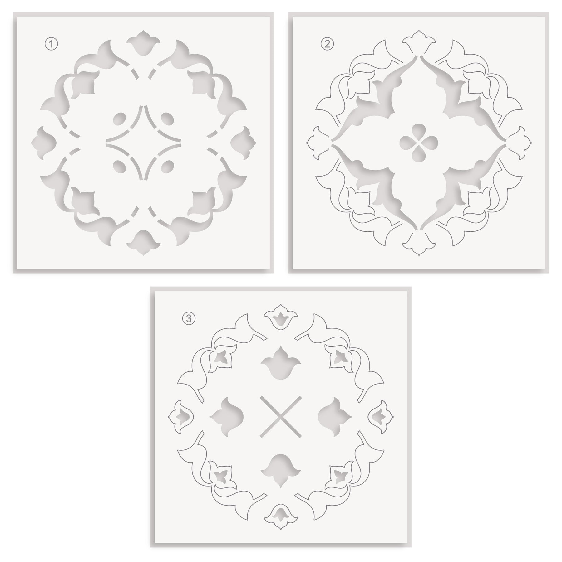 Altenew - Stencils - Arabesque Medallion Builder-ScrapbookPal