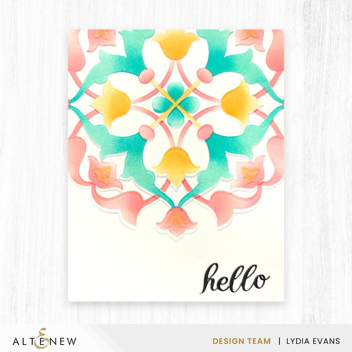 Altenew - Stencils - Arabesque Medallion Builder-ScrapbookPal