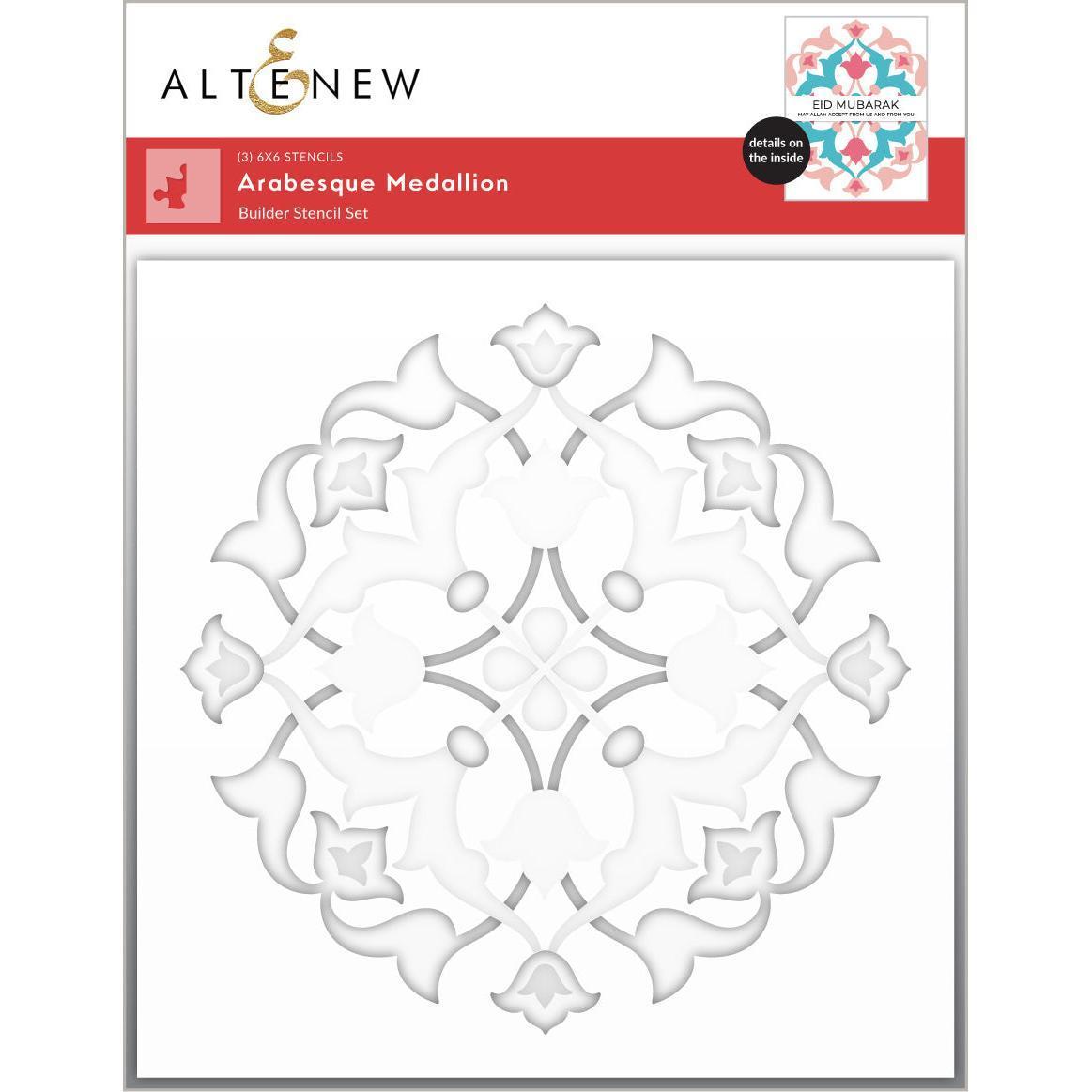 Altenew - Stencils - Arabesque Medallion Builder-ScrapbookPal