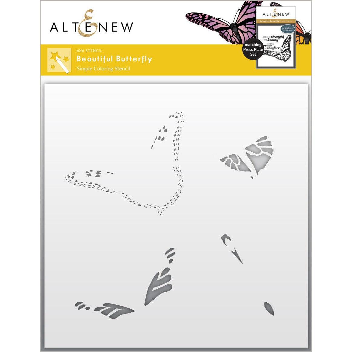 Altenew - Stencils - Beautiful Butterfly-ScrapbookPal