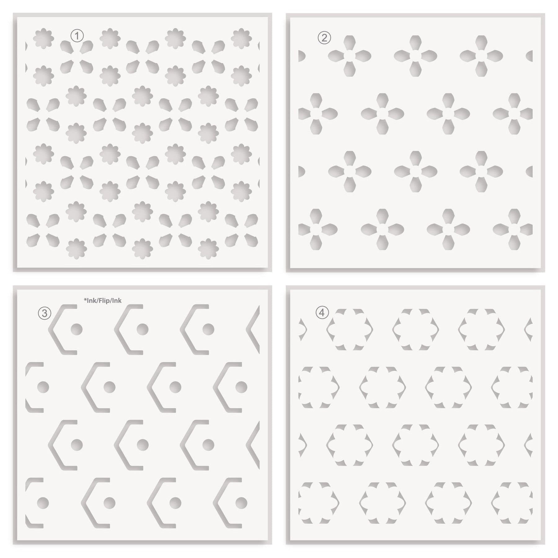 Altenew - Stencils - Botanical Honeycomb-ScrapbookPal