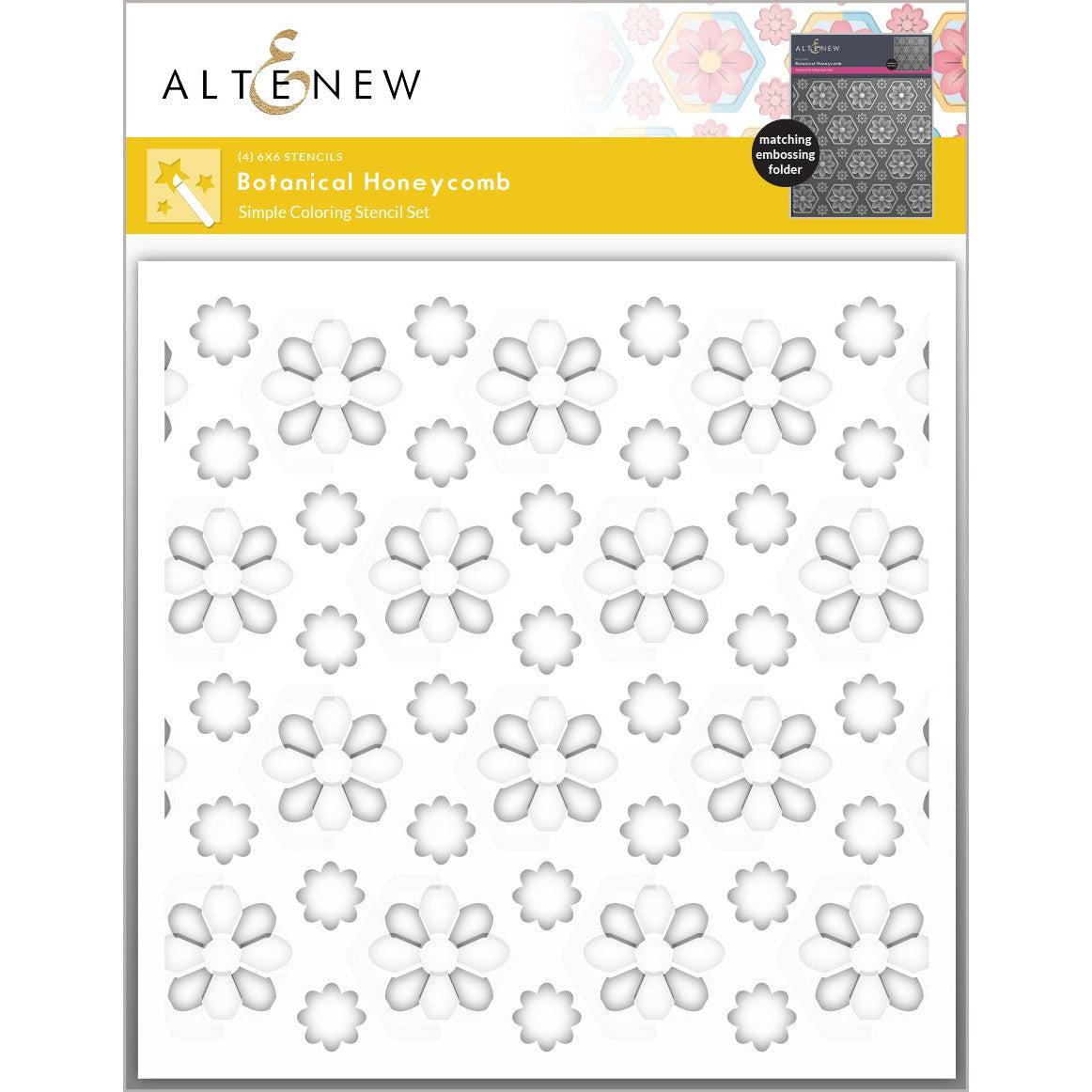 Altenew - Stencils - Botanical Honeycomb-ScrapbookPal