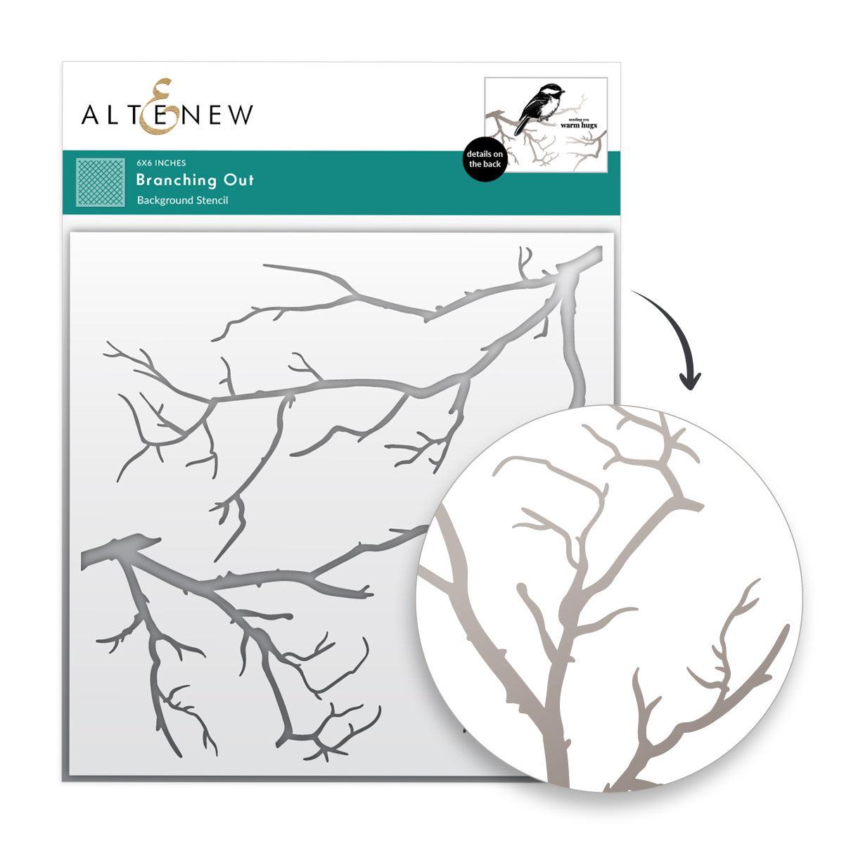 Altenew - Stencils - Branching Out-ScrapbookPal