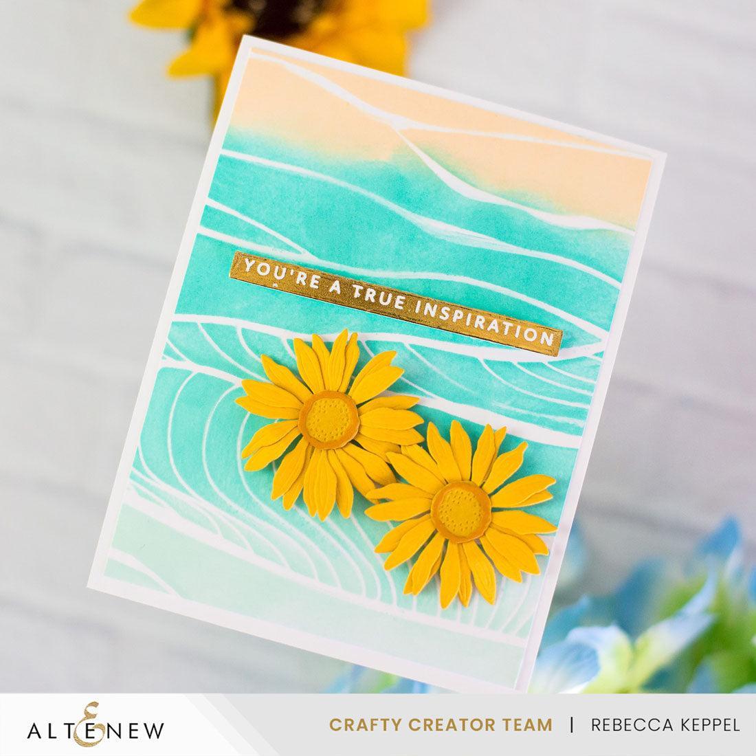 Altenew - Stencils - Brilliant Waves Background-ScrapbookPal