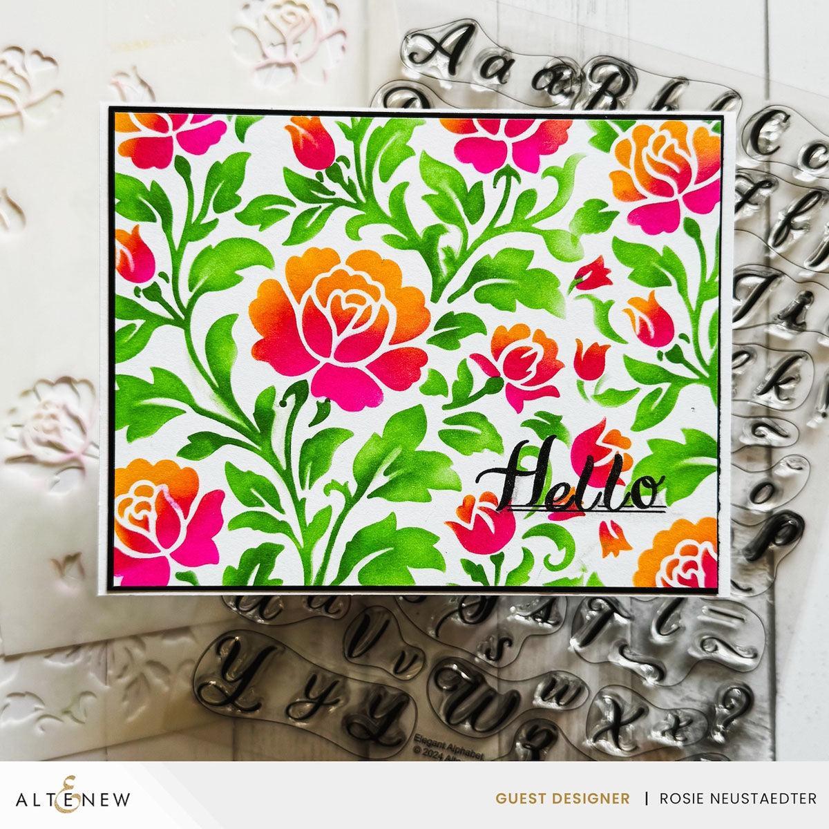 Altenew - Stencils - Chateau Blooms-ScrapbookPal