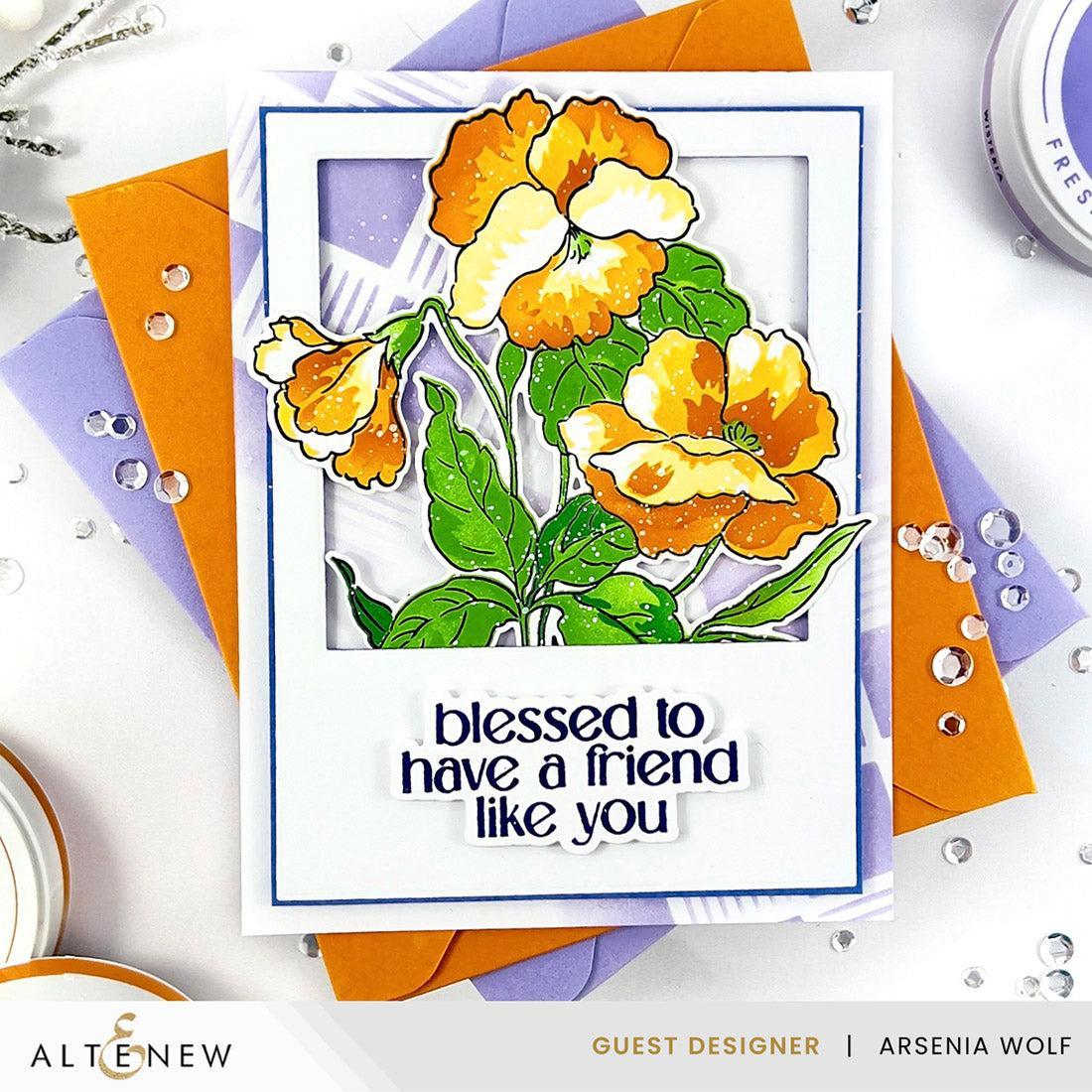 Altenew - Stencils - Checkerboard Tiles Background-ScrapbookPal