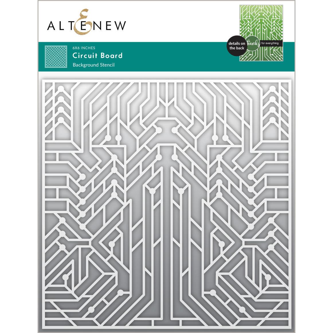 Altenew - Stencils - Circuit Board-ScrapbookPal
