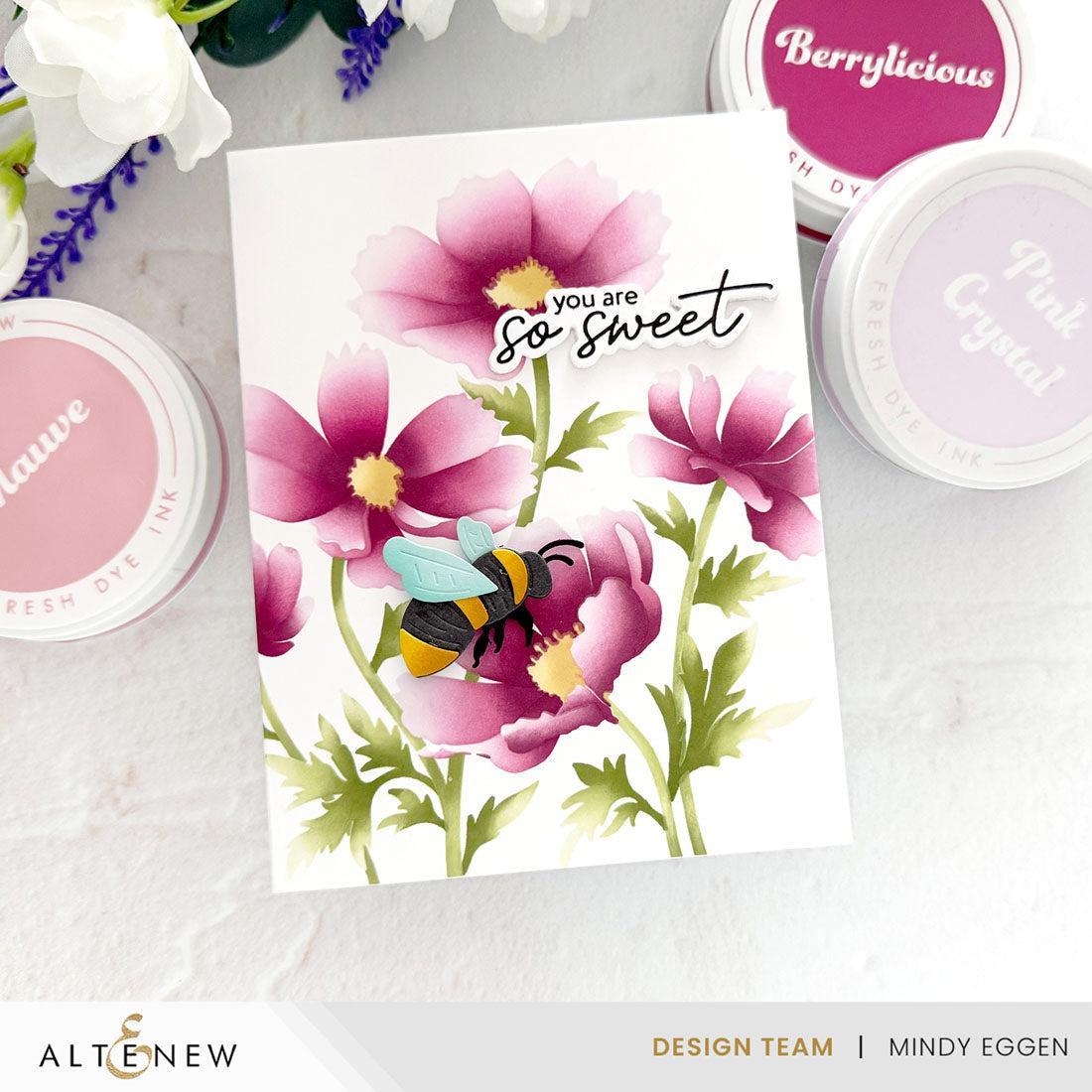 Altenew - Stencils - Dancing Cosmos-ScrapbookPal