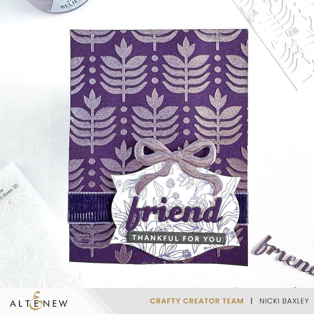 Altenew - Stencils - Deco Leaves Background-ScrapbookPal