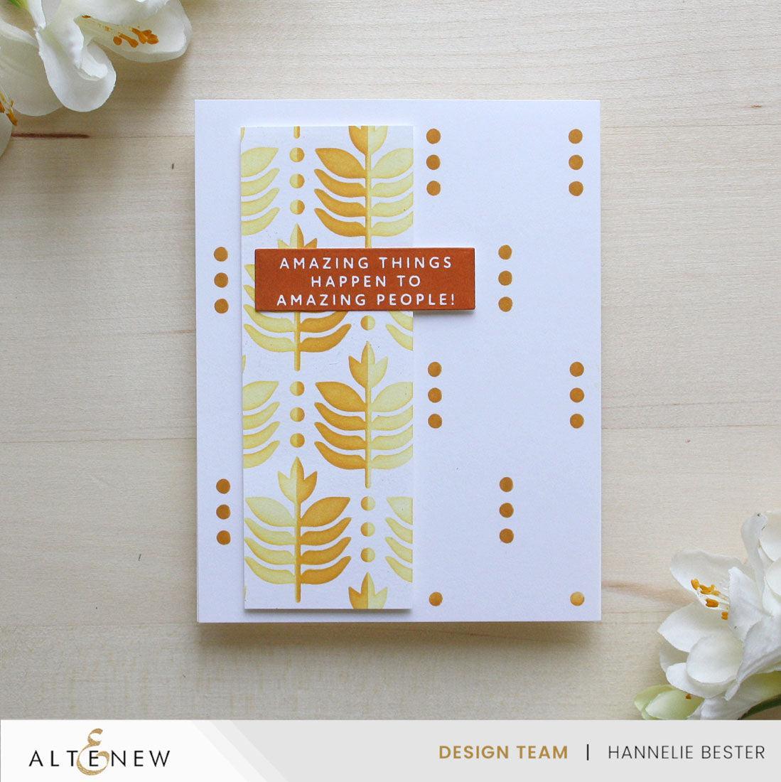 Altenew - Stencils - Deco Leaves Background-ScrapbookPal