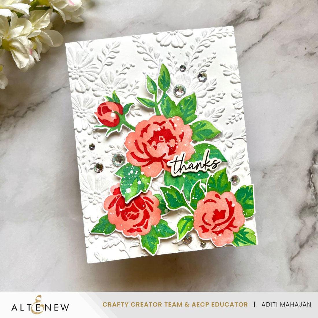 Altenew - Stencils &amp; Dies - Botanical Plaid-ScrapbookPal