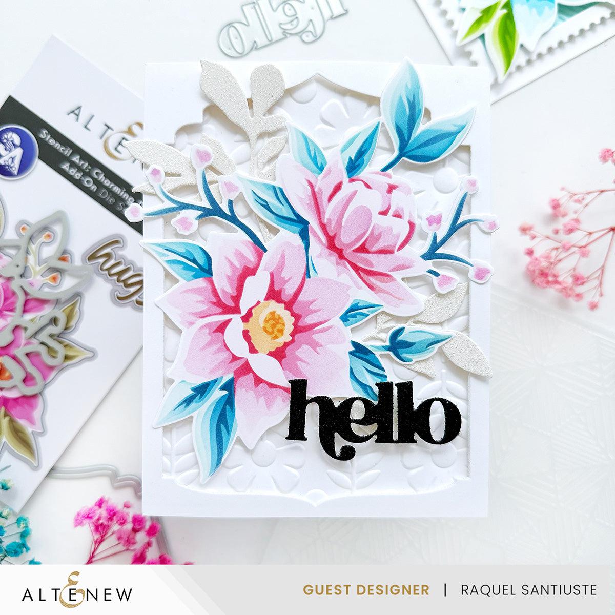 Altenew - Stencils &amp; Dies - Charming Delight &amp; Add-on-ScrapbookPal