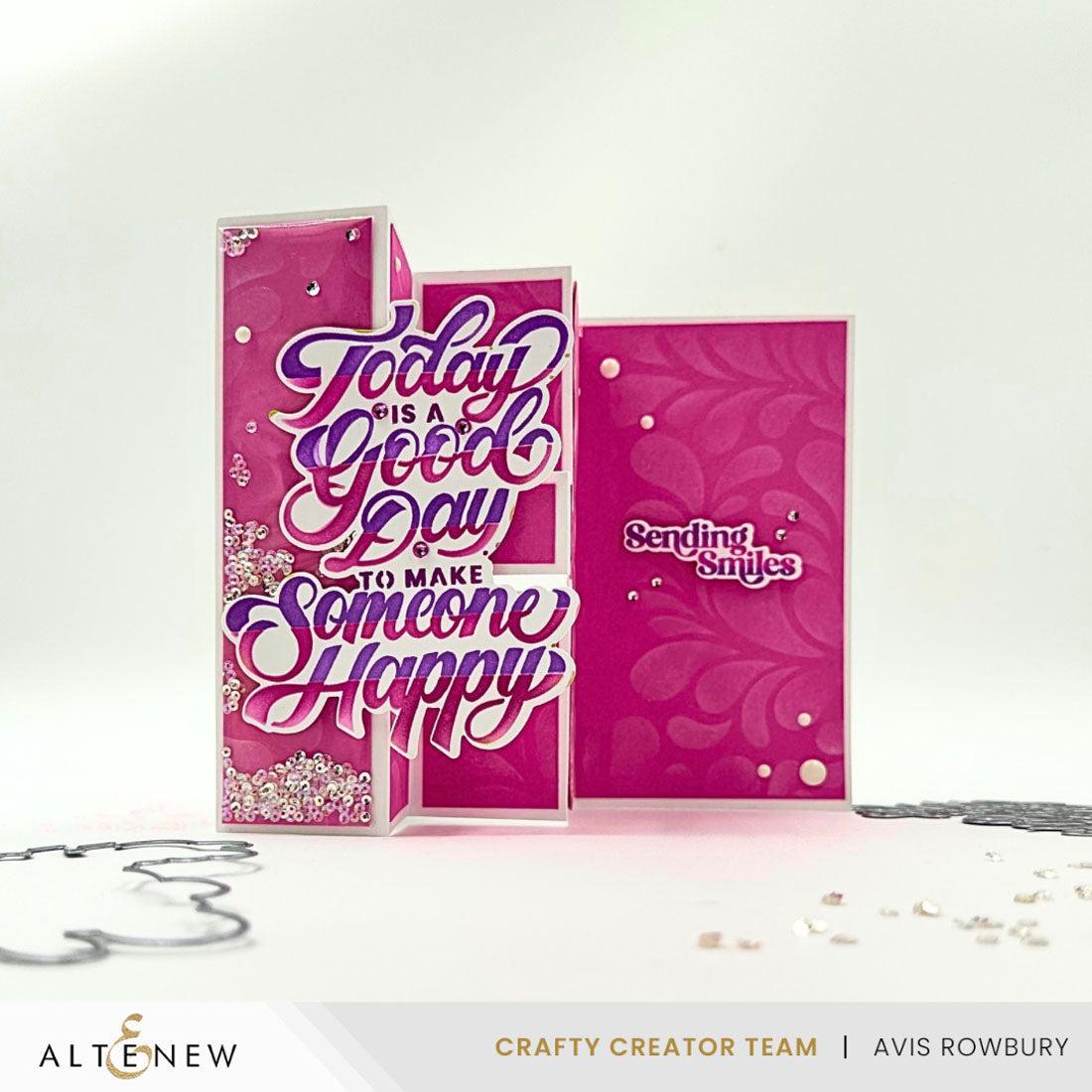 Altenew - Stencils & Dies - Today Is A Good Day-ScrapbookPal