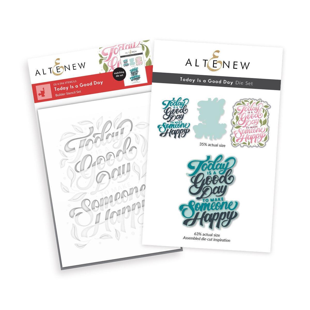 Altenew - Stencils & Dies - Today Is A Good Day-ScrapbookPal