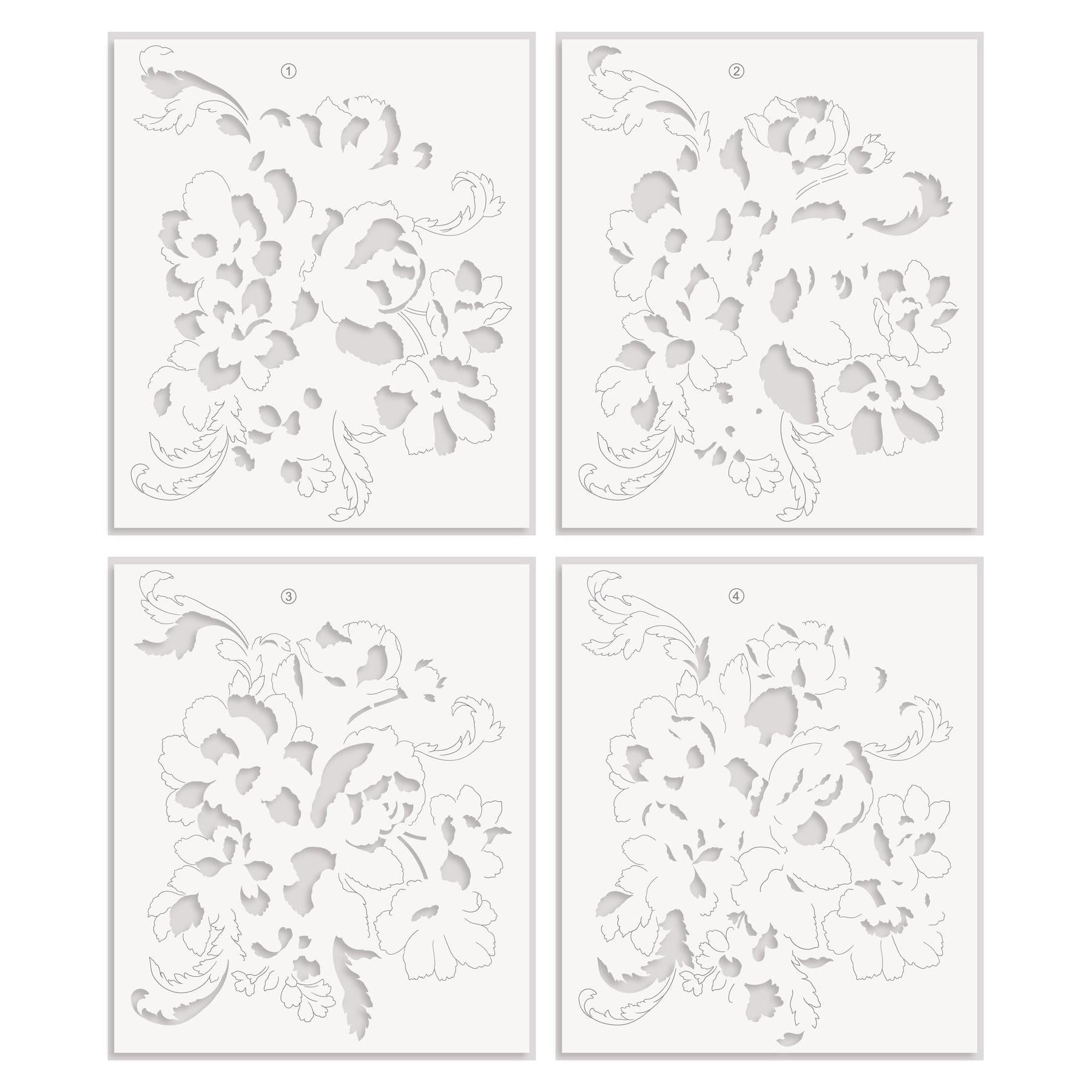 Altenew - Stencils - Flourishing Bouquet-ScrapbookPal