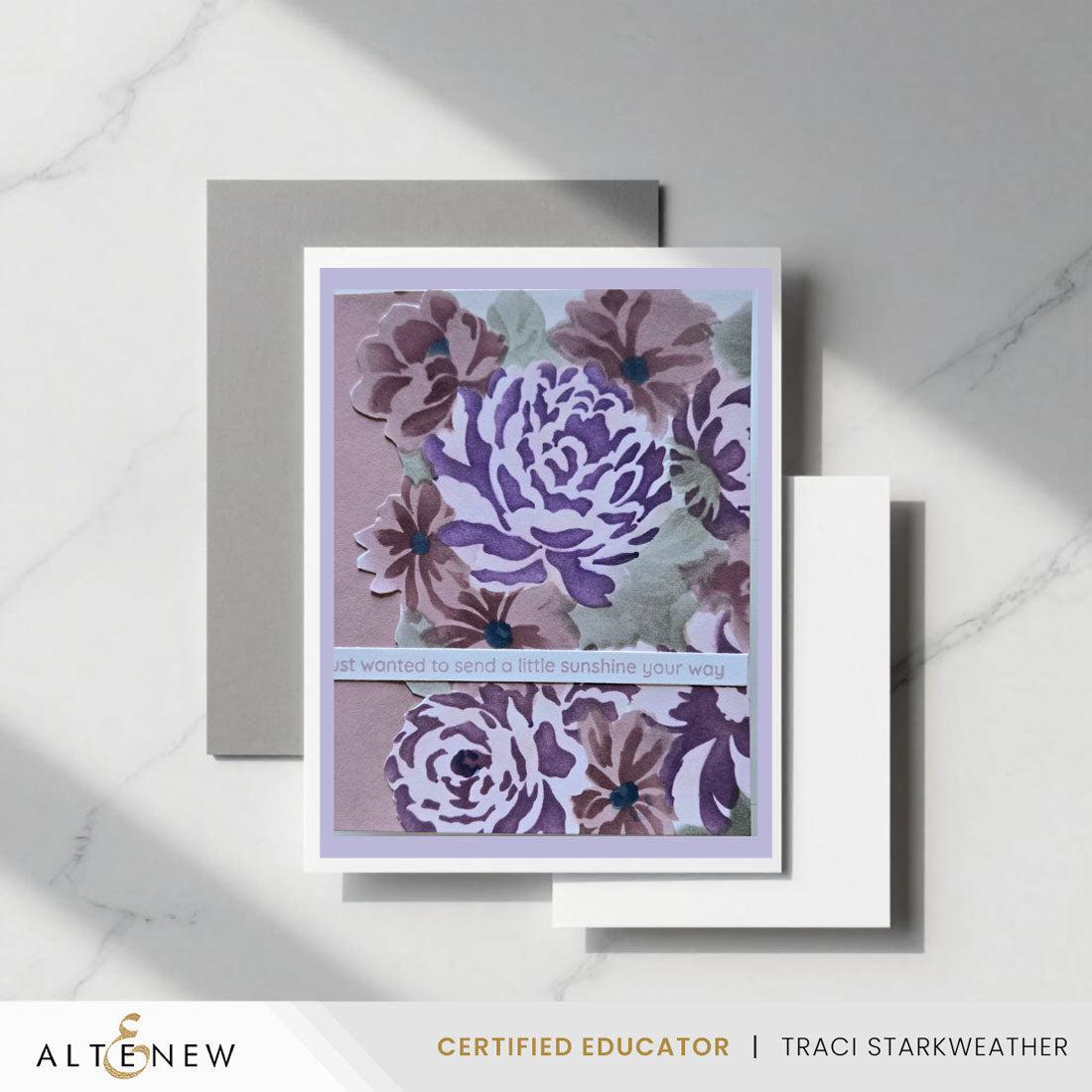 Altenew - Stencils - Flower Bed-ScrapbookPal