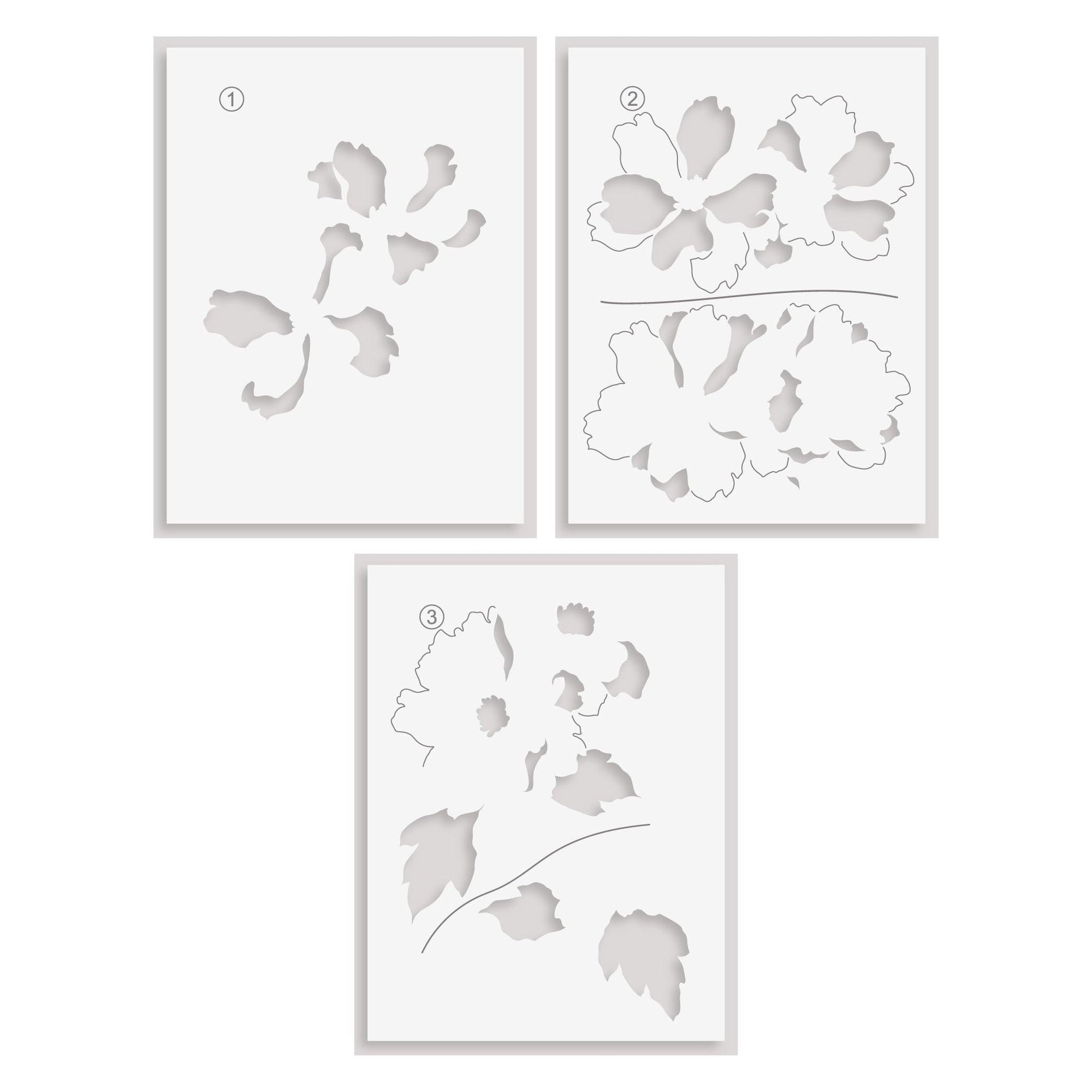 Altenew - Stencils - Flowers &amp; Flourishes-ScrapbookPal