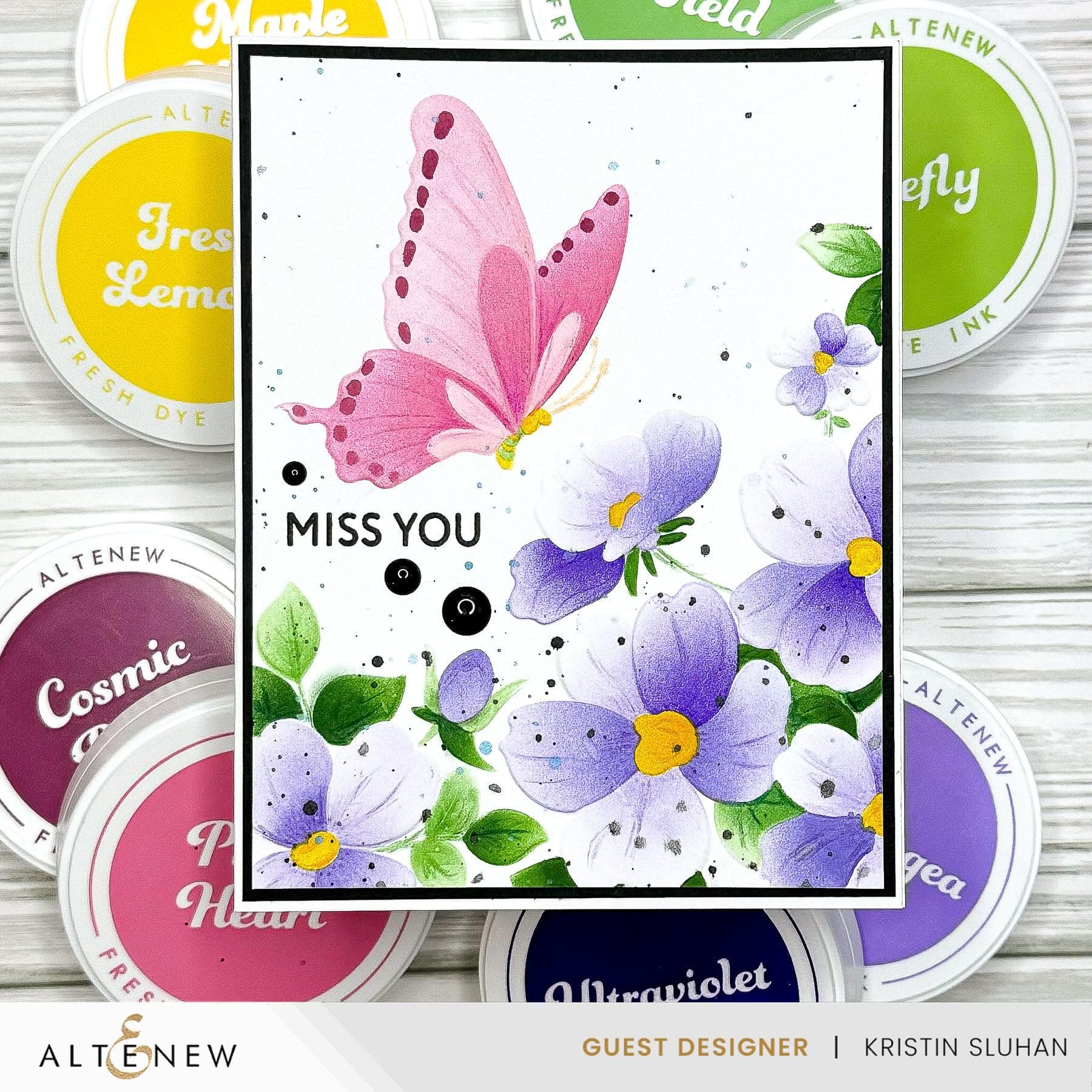 Altenew - Stencils - Flutter &amp; Bloom-ScrapbookPal