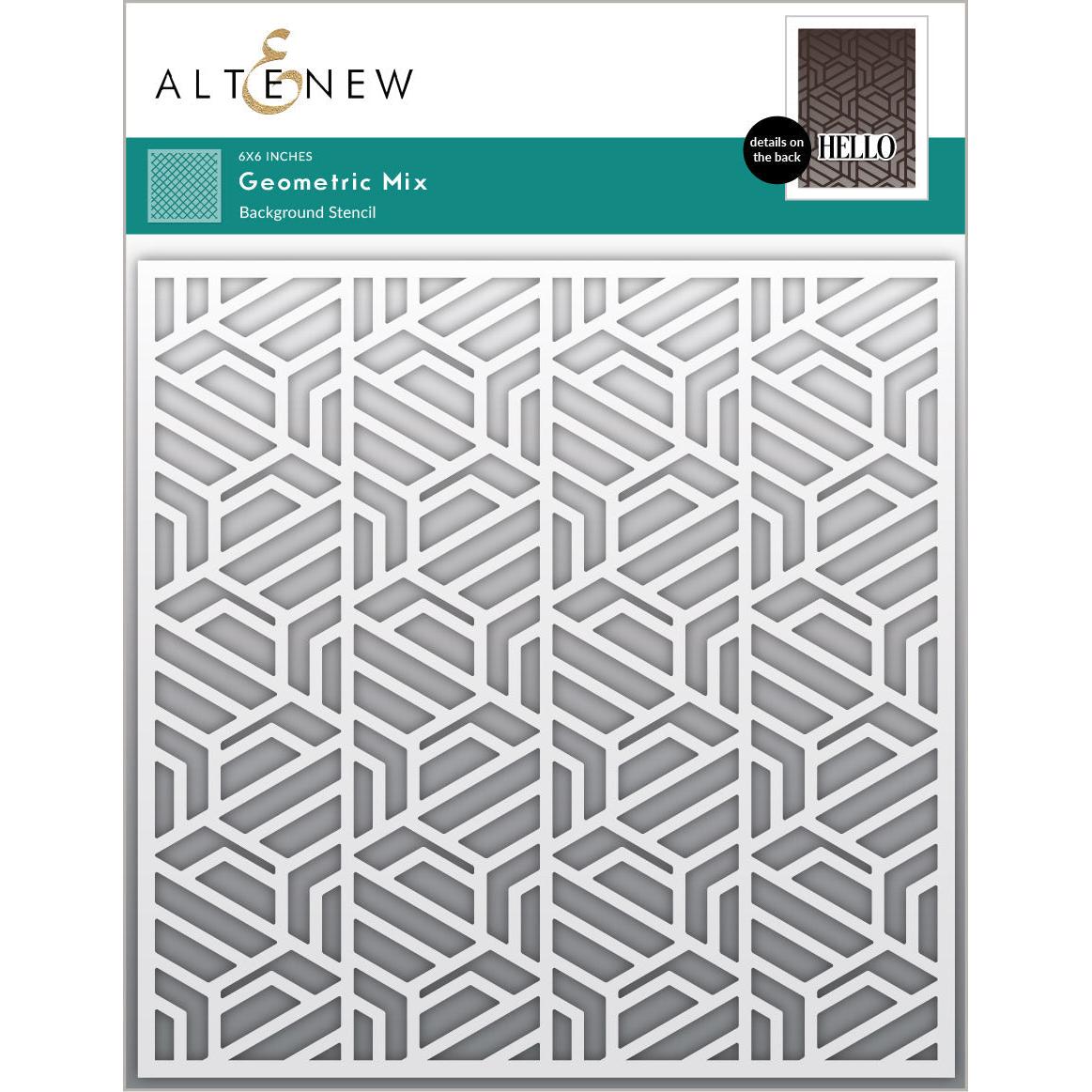 Altenew - Stencils - Geometric Mix Stencil-ScrapbookPal