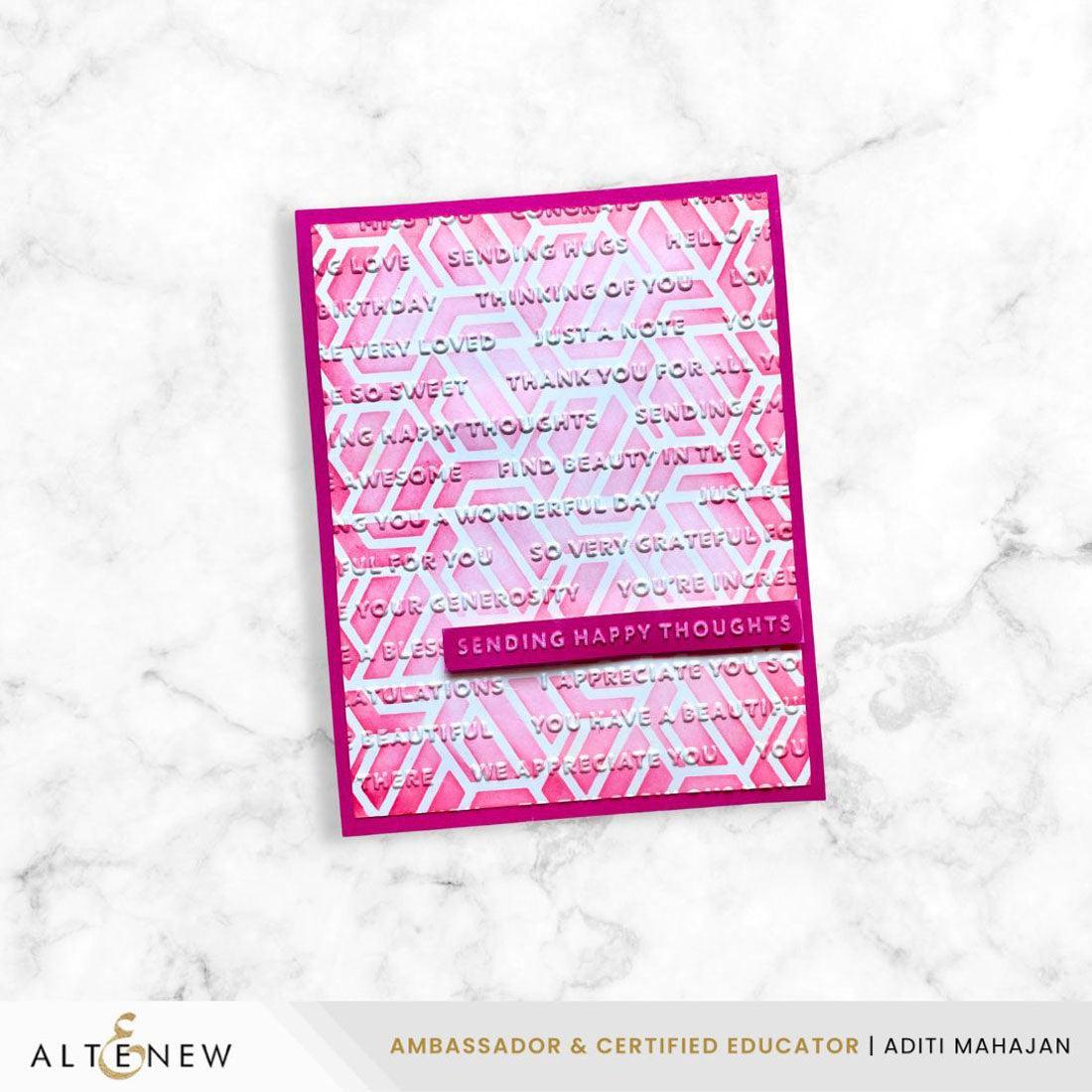 Altenew - Stencils - Geometric Mix Stencil-ScrapbookPal