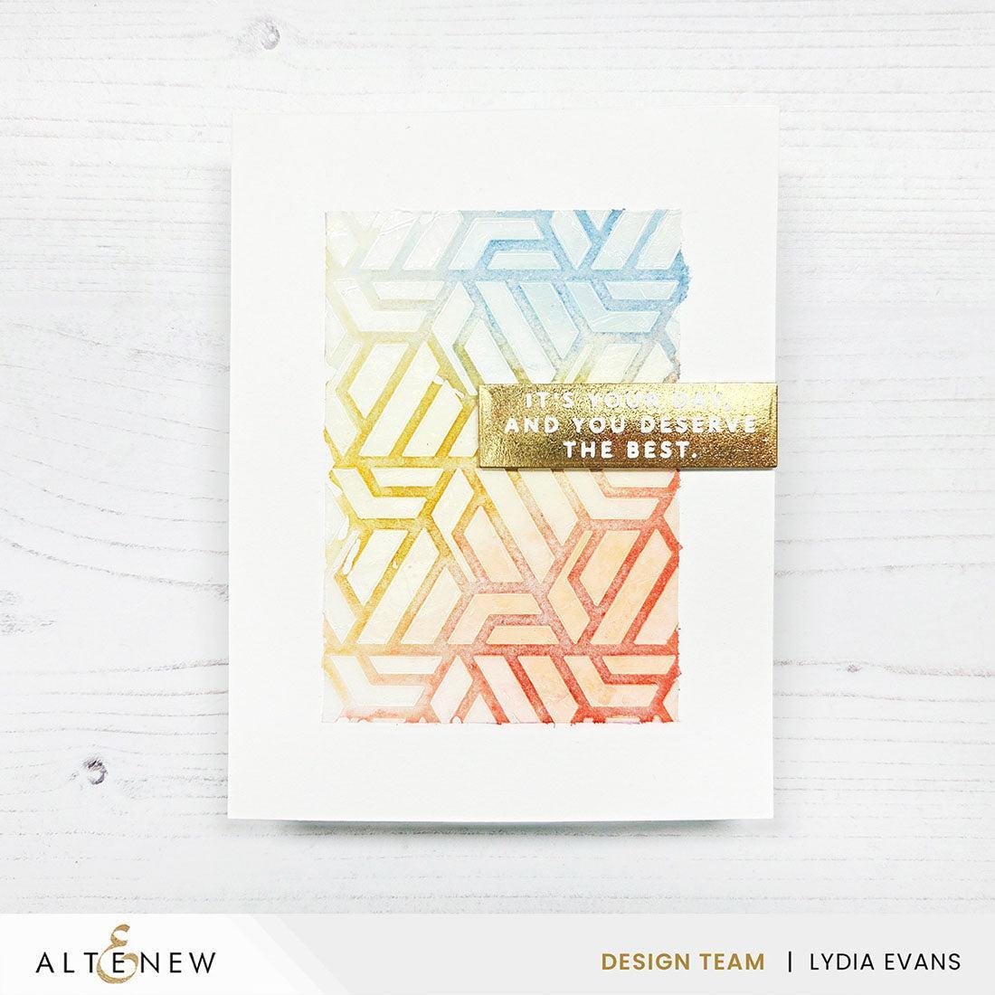 Altenew - Stencils - Geometric Mix Stencil-ScrapbookPal