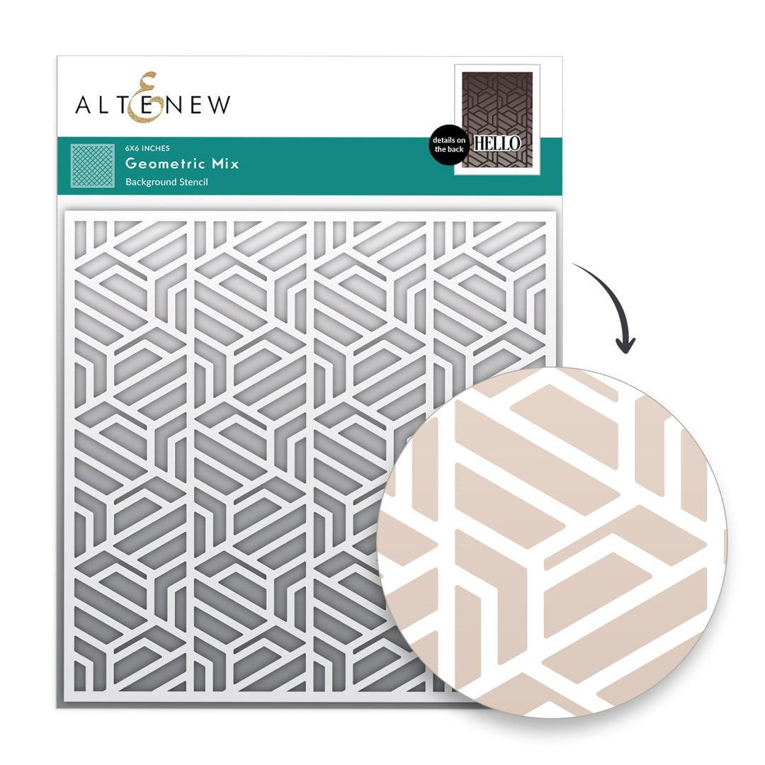 Altenew - Stencils - Geometric Mix Stencil-ScrapbookPal