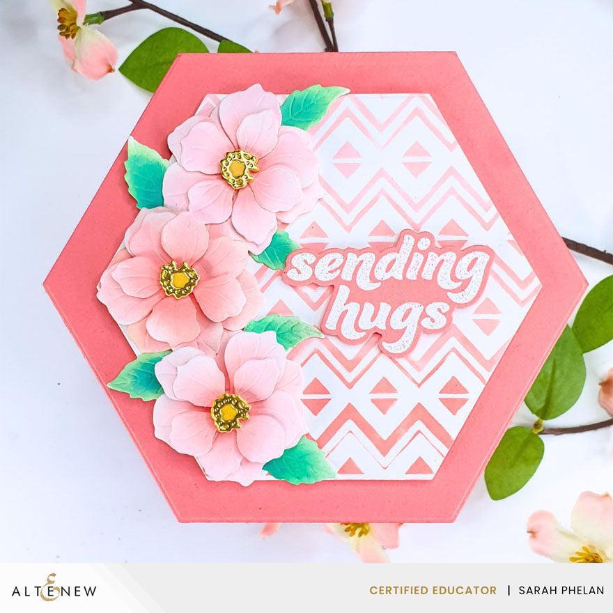 Altenew - Stencils - Heritage Chevron Weaves-ScrapbookPal