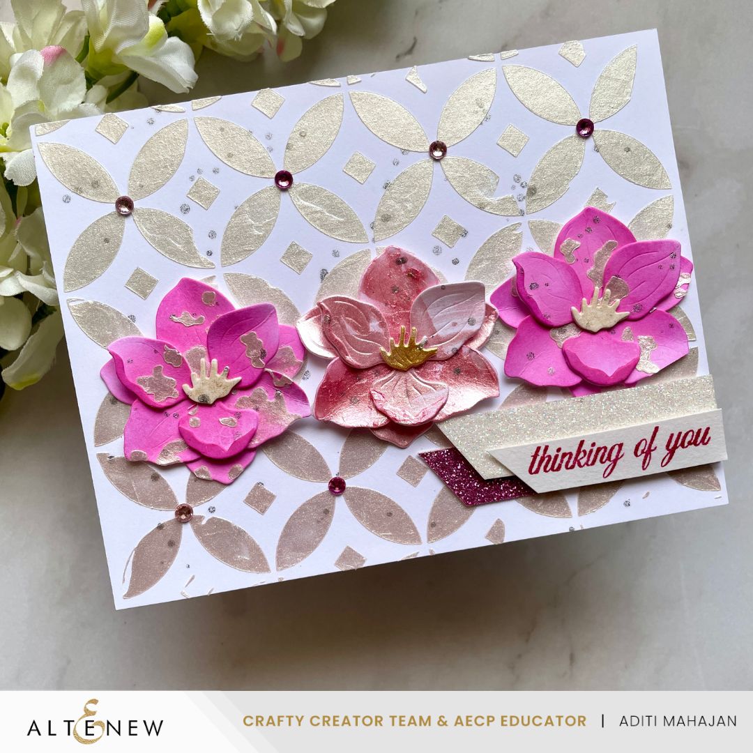Altenew - Stencils - Luminous Diamond Rings-ScrapbookPal