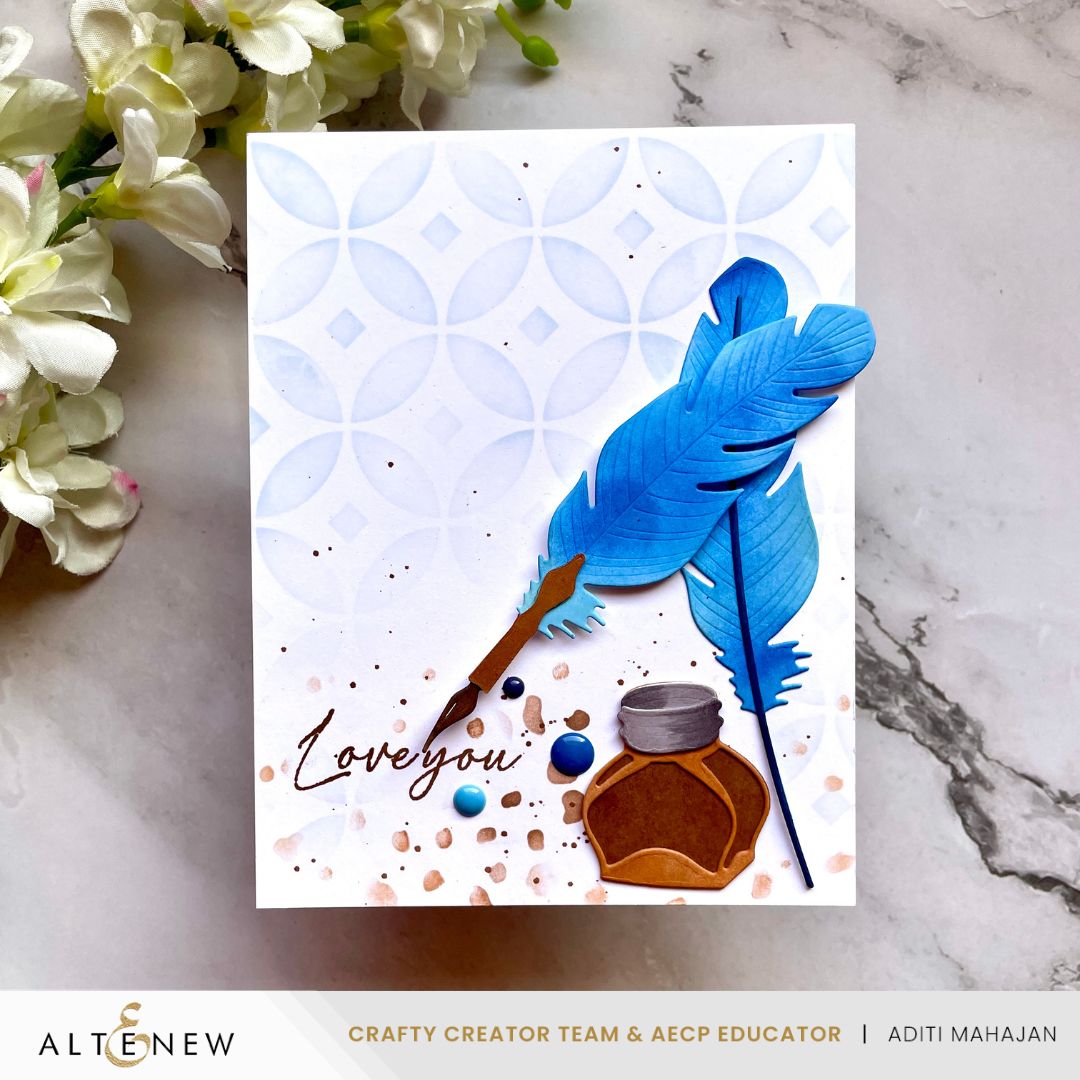 Altenew - Stencils - Luminous Diamond Rings-ScrapbookPal