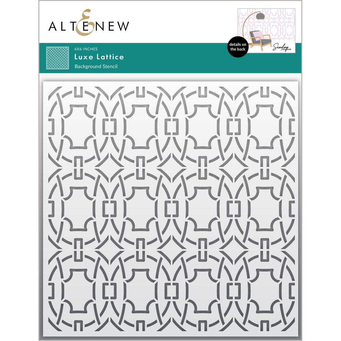 Altenew - Stencils - Luxe Lattice Stencil-ScrapbookPal