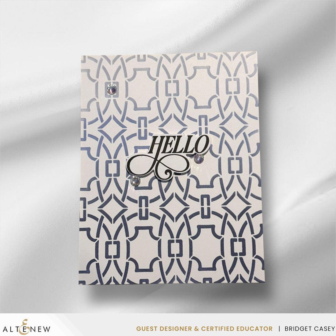 Altenew - Stencils - Luxe Lattice Stencil-ScrapbookPal