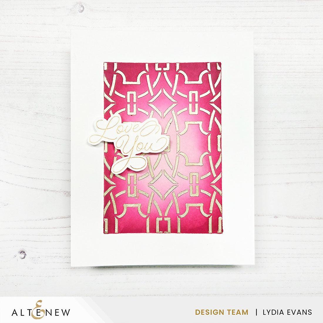 Altenew - Stencils - Luxe Lattice Stencil-ScrapbookPal