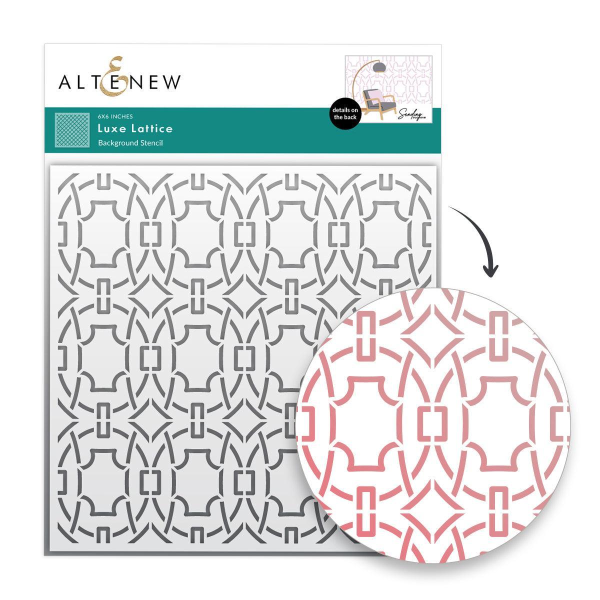Altenew - Stencils - Luxe Lattice Stencil-ScrapbookPal