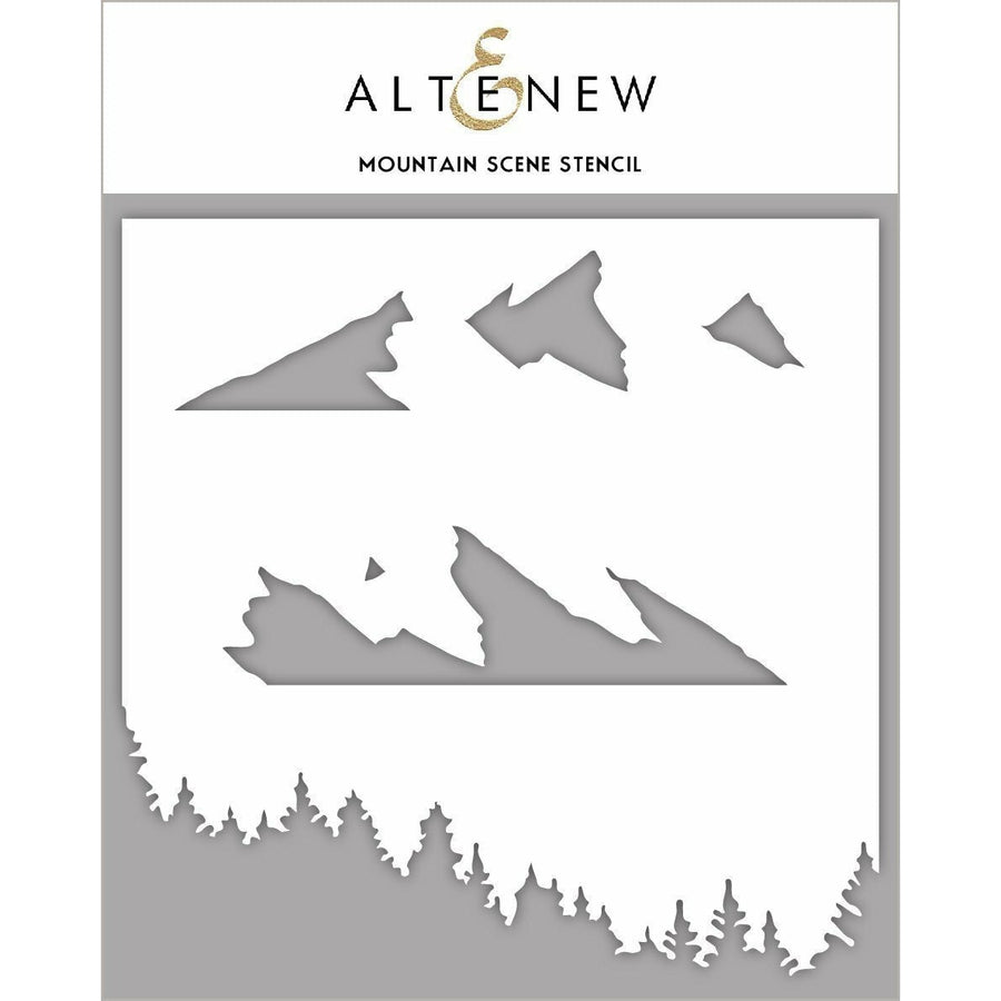 Altenew - Stencils - Mountain Scene