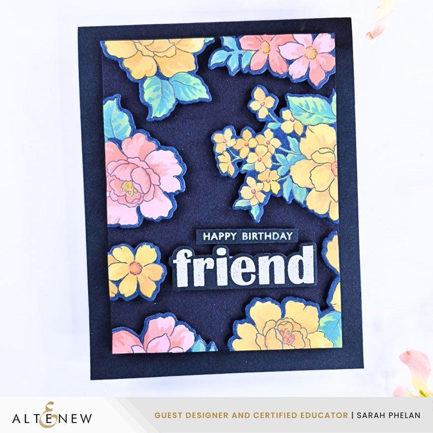 Altenew - Stencils - One-Go: Friendship Flowers-ScrapbookPal