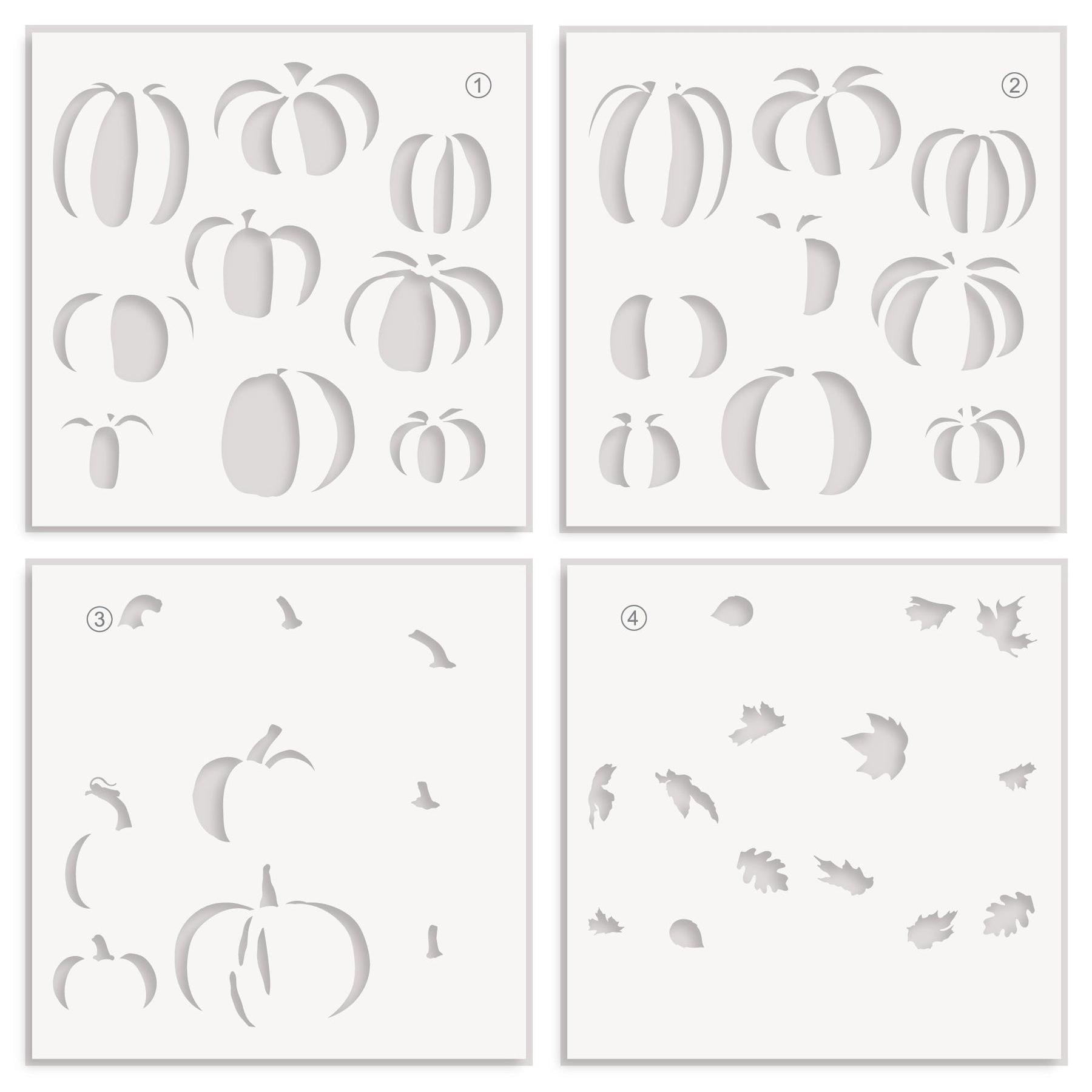 Altenew - Stencils - One-Go: Sweet Pumpkins-ScrapbookPal