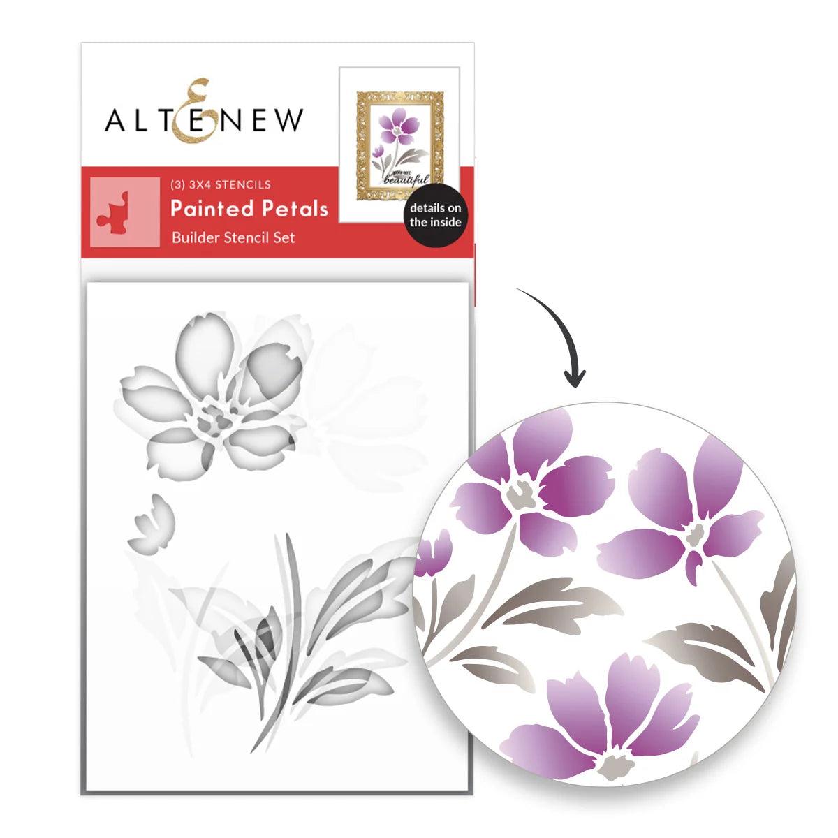 Altenew - Stencils - Painted Petals-ScrapbookPal