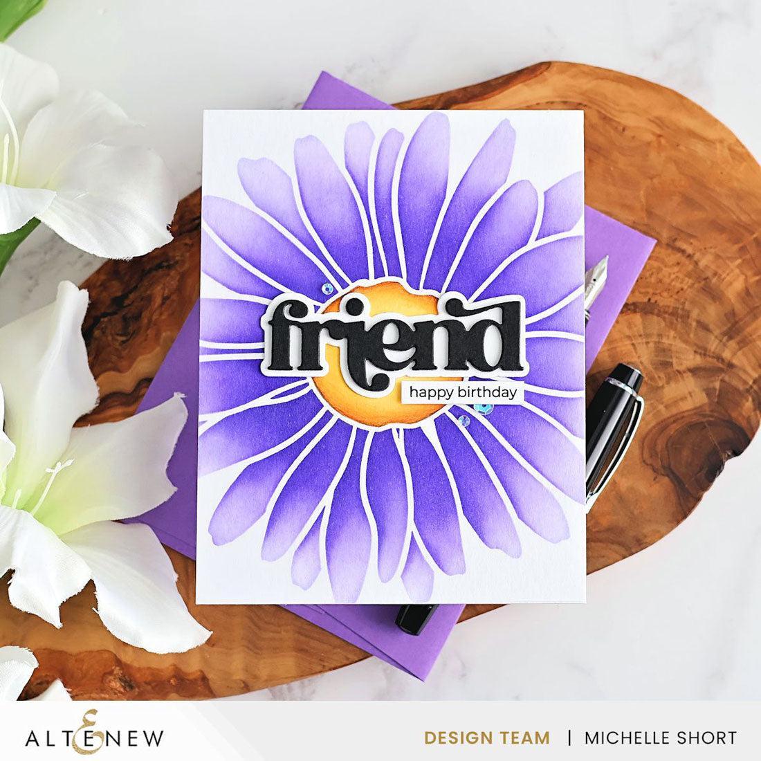 Altenew - Stencils - Petal Pop-ScrapbookPal