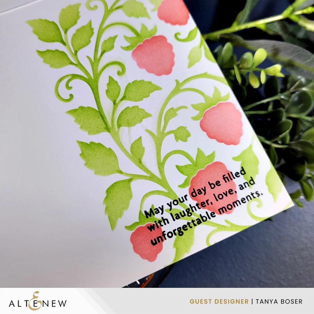 Altenew - 3D Embossing Folder - Raspberry Bliss-ScrapbookPal