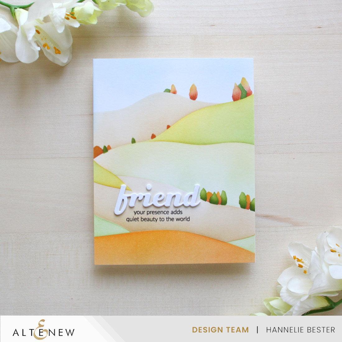 Altenew - Stencils - Rolling Hills-ScrapbookPal