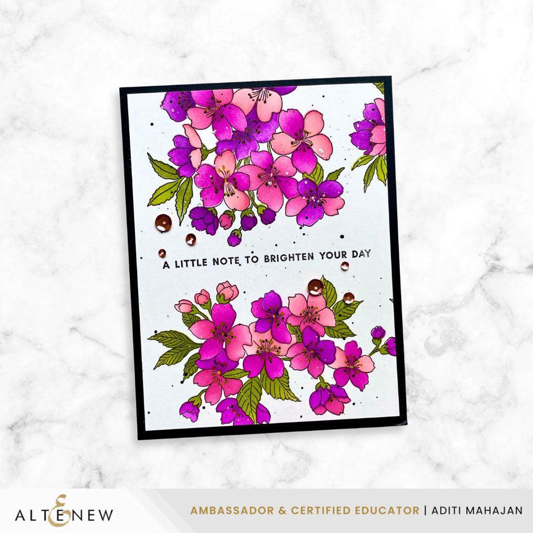 Altenew - Stencils - Sakura Blossoms-ScrapbookPal