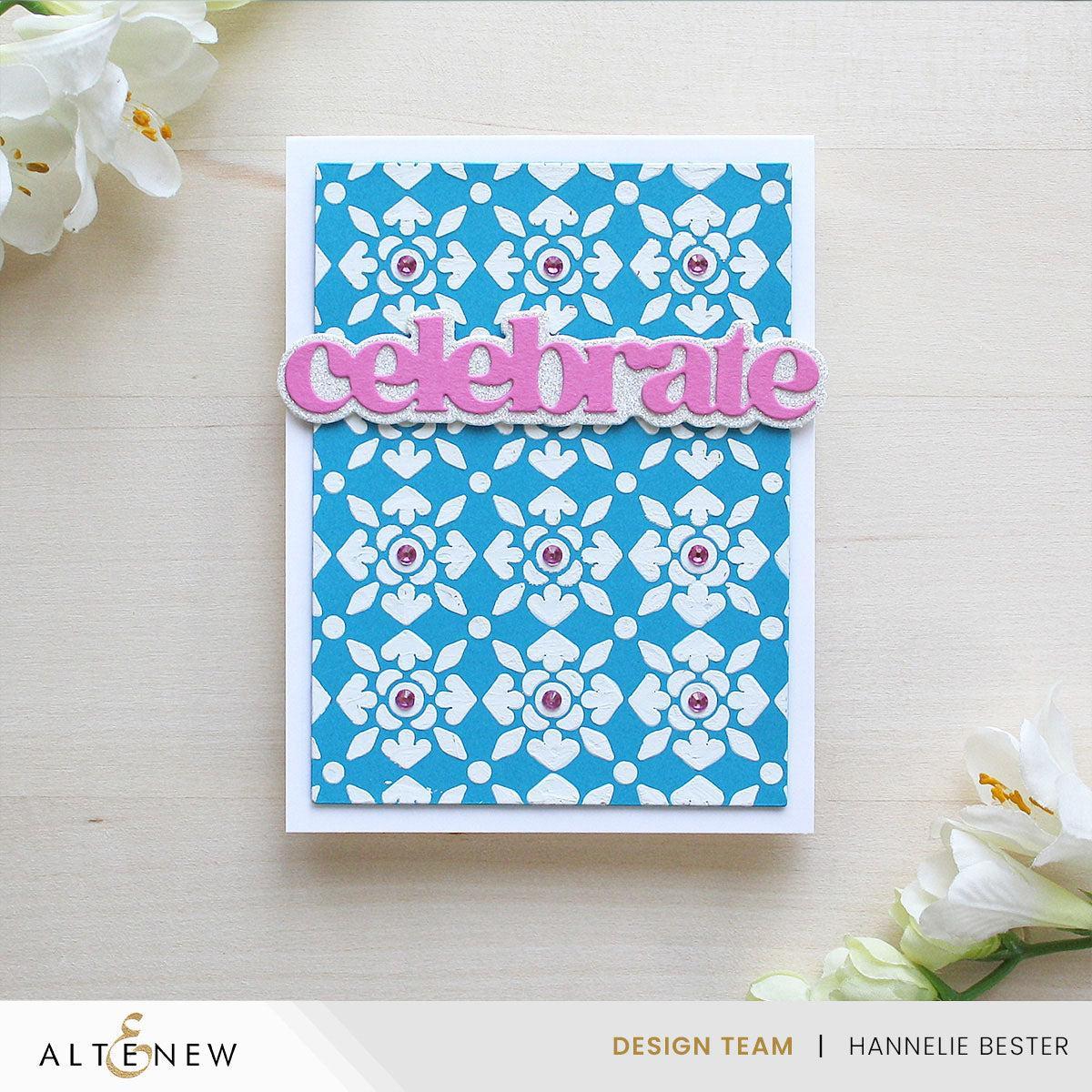Altenew - Stencils - Serene Lattice-ScrapbookPal