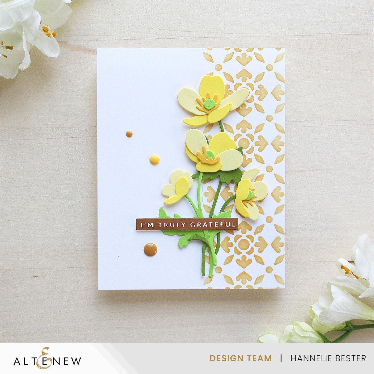 Altenew - Stencils - Serene Lattice-ScrapbookPal