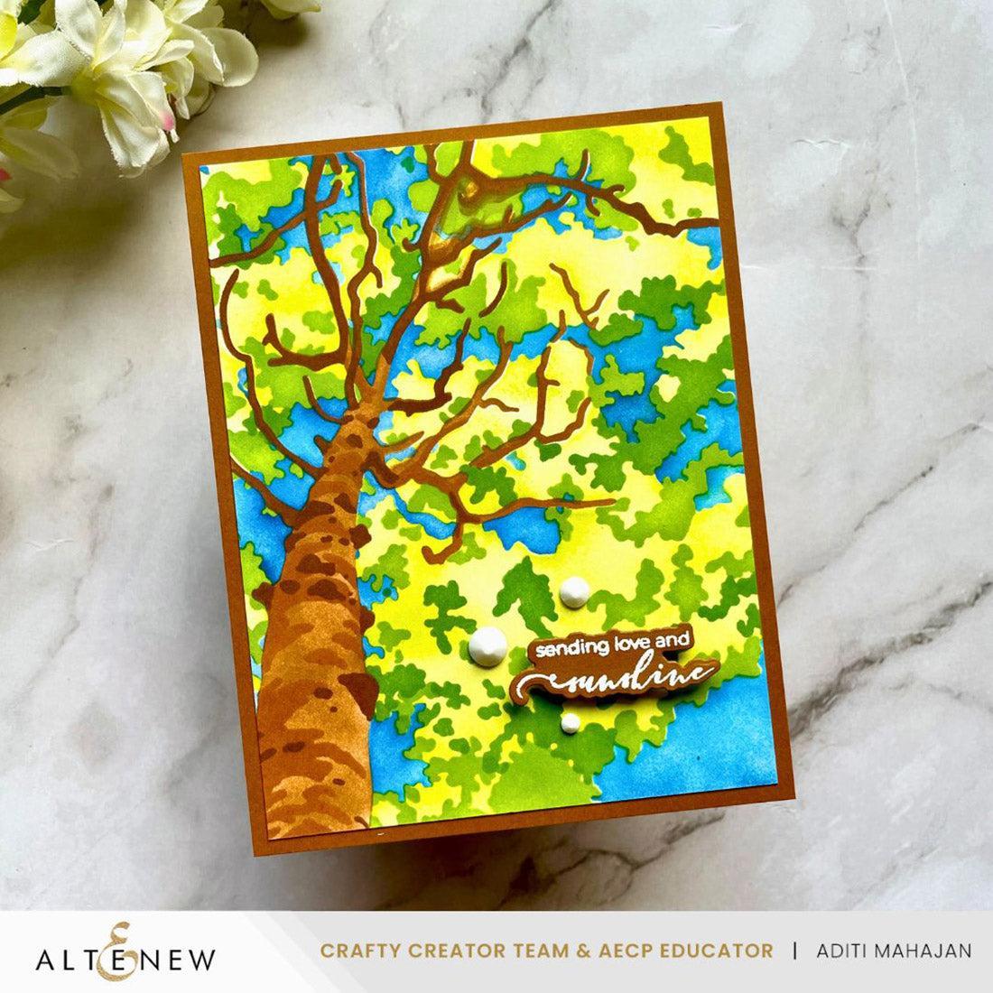 Altenew - Stencils - Stencil Art: Aspen Sky-ScrapbookPal