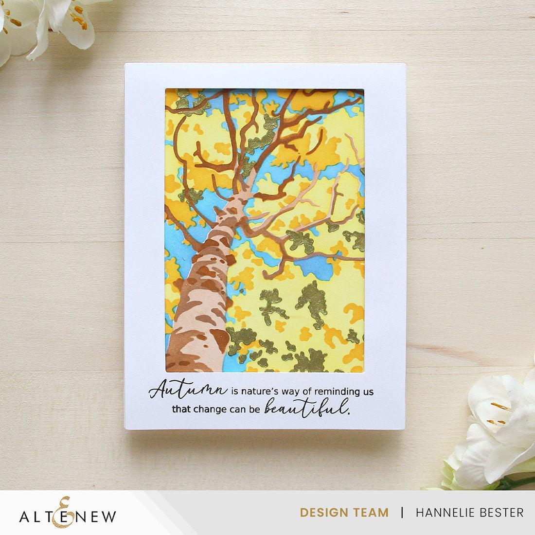 Altenew - Stencils - Stencil Art: Aspen Sky-ScrapbookPal